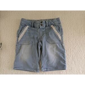 So Life Girls Denim Shortswith White Lacey Details Medium Stonewash Size 16